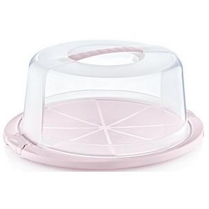 Tortenhaube "ricardo", nordic-pink / transparent 1077668000000