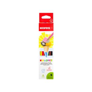 Dreikant-Buntstifte "Kolores", 6er Etui BB93312