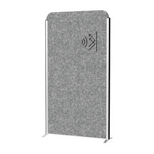 Stellwand MAULcocoon - Rahmen: silber, Standfuß 9701195