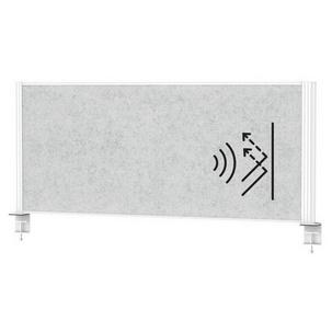 Symbolbild: Tisch-Trennwandsystem MAULconnecto Uplight, hellgrau 9762202