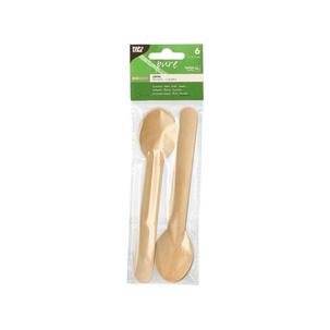 Papier-Löffel "pure", natur 89027