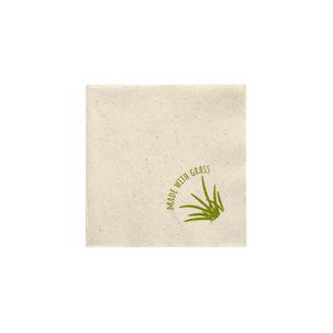 Cocktail-Serviette, 240 x 240 mm - mit Grasanteil 89156