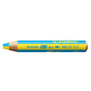 Multitalentatift woody 3 in 1 duo, gelb / cyanblau 882/310-533