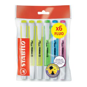 Textmarker swing® cool "FLUO"- 6er Ecopack  F59539