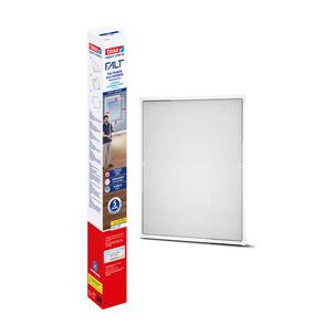 tesa Insect Stop® Fliegengitter ALU FALT - für Fenster, weiß 55214-00001-00