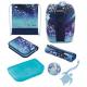 Schulrucksack SoftLight Plus GREENline "Blue Ice" - inkl. Zubehör 300001061