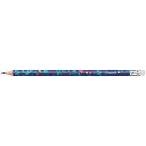 Bleistift PIXEL PARTY mit Radierer 851817
