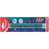 Bleistift PIXEL PARTY mit Radierer, 6er Blisterkarte