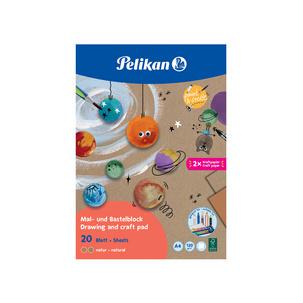 Zeichen- und Bastelblock Natur, DIN A4  300002285