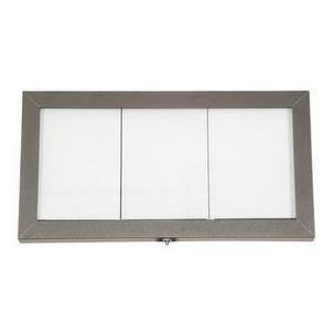 LED-Schaukasten COATED STEEL, 3x DIN A4 MCS-BA-95-SETB