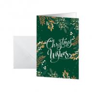 Weihnachtskarte "Christmas wishes"