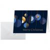 Weihnachtskarte "Graphic Christmas balls"