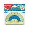 Halbkreis-Winkelmesser Flex 180°, blau