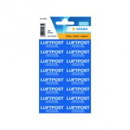 Textetiketten "LUFTPOST"