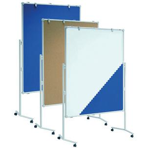 Symbolbild: Moderationstafel professionell - Textil, blau 63803-82