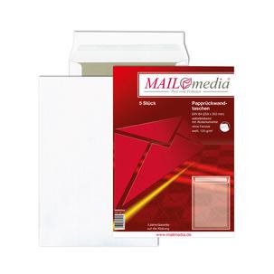 Versandtaschen mit Papprücken C4, ohne Fenster, Kleinpackung 30131029