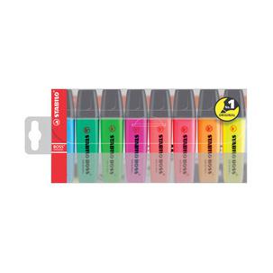 Textmarker BOSS® ORIGINAL, 8er Kunststoffetui 70/6