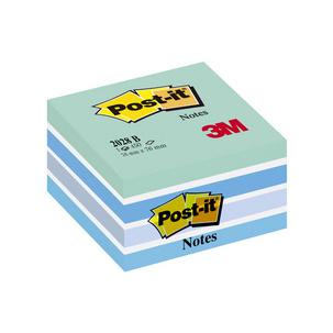 Haftnotiz-Würfel, Pastell-Blautöne 2028B