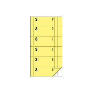 Symbolbild: Bonbuch 360 Abrisse, farbig sortiert BO096