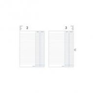 LECAS Agenda perpétuel Recettes - Dépenses ------------------ pour le marché: F ----------------------couverture carton noir, 1 jour / page, configuration mensuelle ligne totaux en bas de page, dimensions: (L)140 x (H)220 mm contenu: 384 pages (nouveau: 100739956  /  100370023)