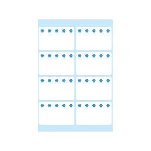 Tiefkühletiketten, weiß, 76 x 23 mm 3771