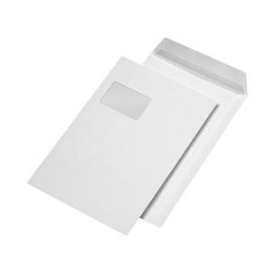 Versandtasche C4, braun, mit Fenster links 30005514