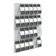 Symbolbild: Wanddisplay "the clearly", 24 Fächer