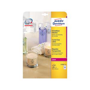Transparente Etiketten L7780-25
