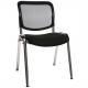 Besucherstuhl "Net Point Visit chrom", dunkelbraun NZ900 G26