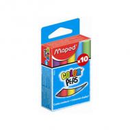 Wandtafelkreide COLORPEPS, 10 Stück