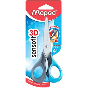 Bastelschere Sensoft 3D, für Rechtshänder, blau / dunkelblau 069300