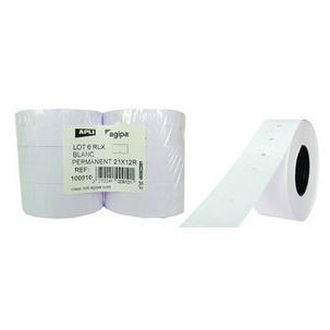 Etiketten für Preisauszeichner, 21 x 12 mm, weiß - Format 100910