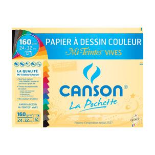 Zeichenpapier "Mi-Teintes", leuchtende Farben C200002776