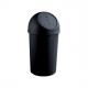 Abfalleimer "the flip", schwarz H2401282