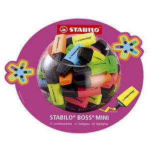 Textmarker BOSS® MINI, 50er Bonbonglas 07/50-1