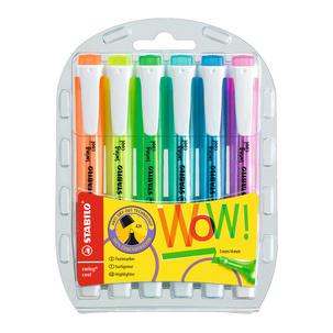 Textmarker swing® cool, 6er Etui 275/8-3
