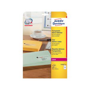 Symbolbild: Transparente Adress-Etiketten L7551-25