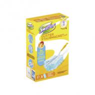 Swiffer Staubmagnet mit Febrezeduft Starter-Set 1 Handgriff und 3 Tücher, nimmt Staub, Schmutz und Haare von allen Oberflächen auf und hält sie fest, kein Aufwirbeln, flexibler Griff und Fasern ermöglichen Reinigung an schwer erreichbaren Stellen (neu: 8700216711180  /  alt: 5410076542284)