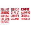 Symbolbild: Abdruckbeispiele