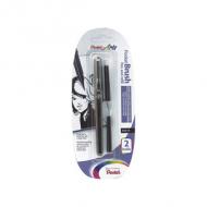 Brush Pen Pinselstift, schwarz/orange, im Blister