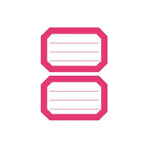 Randgestaltung, 82 x 55 mm, rot 5716