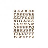 Buchstaben-Sticker, Prismaticfolie