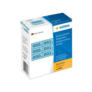 Symbolbild: Nummern-Etiketten, dreifach 4800