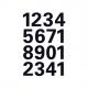 (6) Zahlen-Sticker, 33 mm 4189