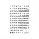 (6) Zahlen-Sticker, 33 mm 4155