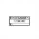 Abdruckbeispiel, Bezahlt + Kasse,Scheck,Bank 73348