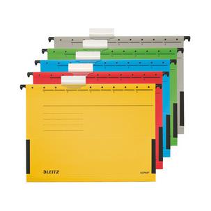 Symbolbild: ALPHA Hängetasche, farbiger Karton, Sammelabbildung 1986-30-15