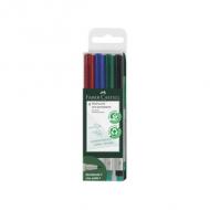 NonPermanent-Marker MULTIMARK F, 4er Etui