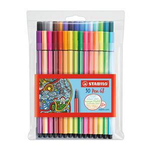 Fasermaler Pen 68, 30er Kunststoffetui 6820/PL