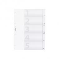 Universal Kunststoff-Register, 5-teilig